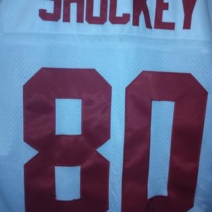 Jeremy Shockey reebok NFL equipment away new York giants jersey